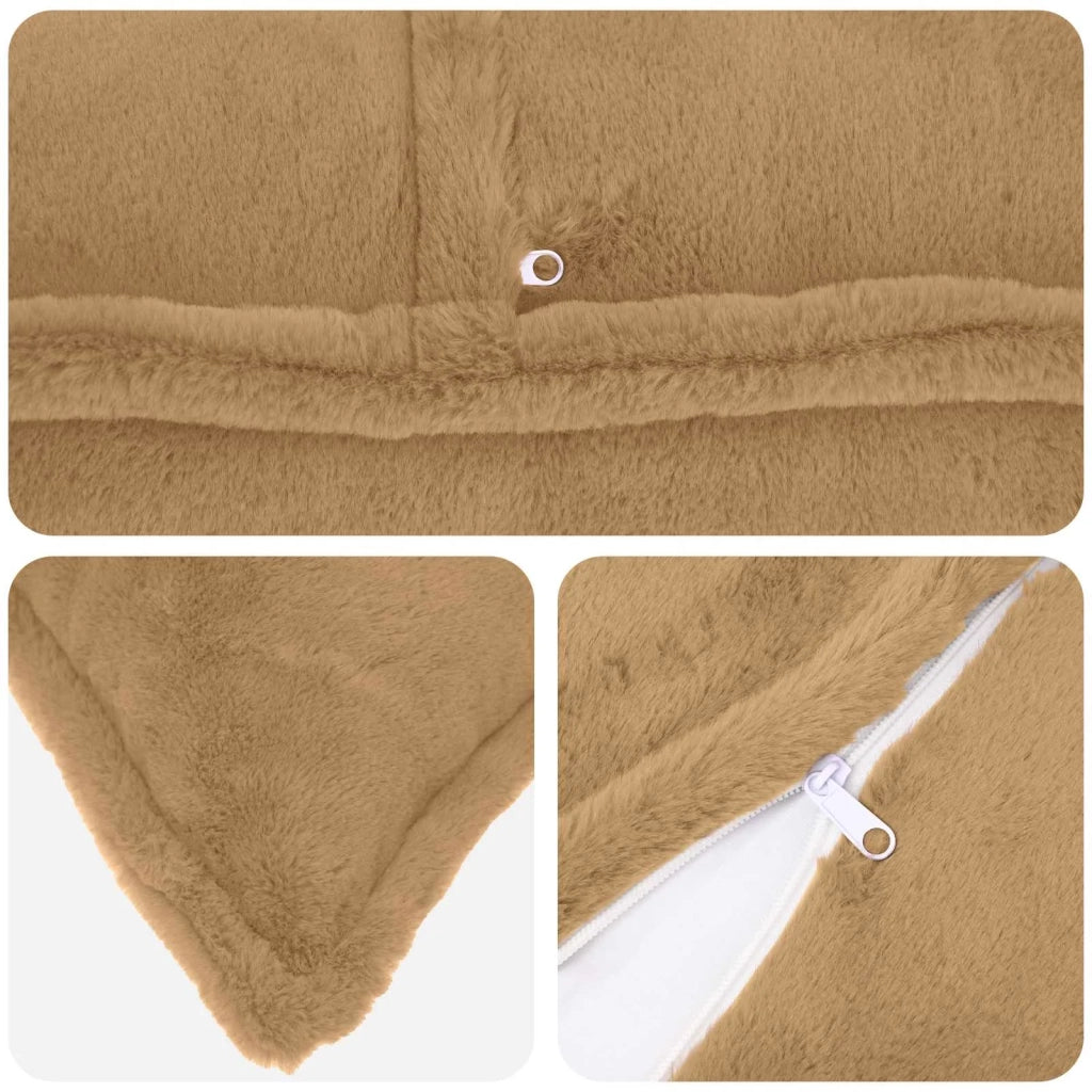 Federa 6 pcs HOUTEN Tortora 35 x 35 cm 916624