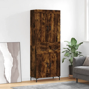 Credenza Rovere Fumo  69,5x34x180 cm in Legno Multistrato 3199878