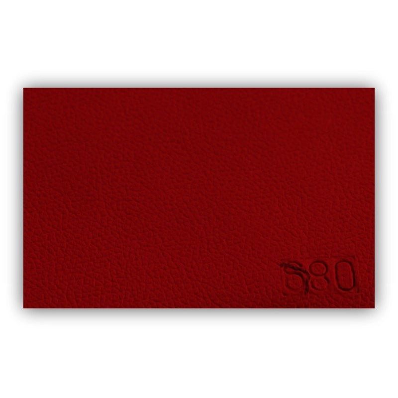 Ecopelle di Alta Qualità Made in Italy, Colore Rosso 680 - Tessuto per Rivestimento e Tappezzeria - Vendita al Mezzo Metro