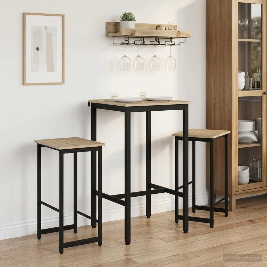Sgabello da bar 2 pcs Rovere Sonoma 40 x 32 x 74 cm 8006196