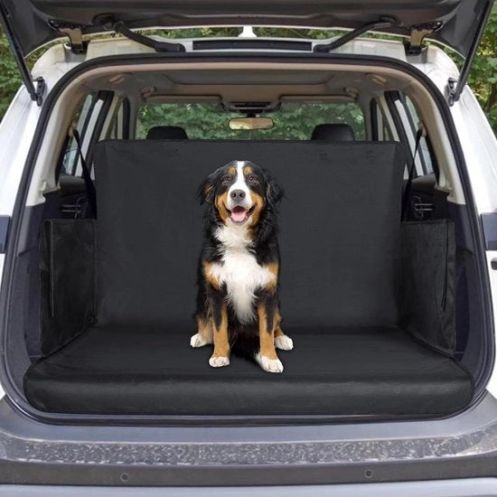 Protezione del Bagagliaio per Cani, Tappetino Bagagliaio Protezione del Bagagliaio con Regolazione della Laaddrempel e Protezione Laterale, Impermeabile & Antiscivolo.