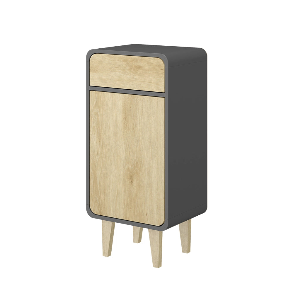 Vicco Mobile midi Antracite/quercia dorata 40 x 81 cm