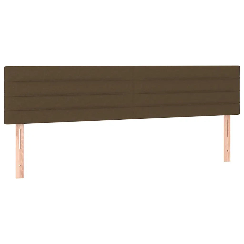 Giroletto a Molle con Materasso Marrone Scuro 120x190cm Tessuto 3269940