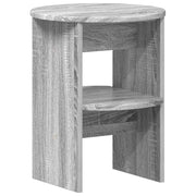 Mobile laterale | Tavolo laterale | Tavolino Sonoma grigia ?40 x 50 cm Legno ingegnerizzato