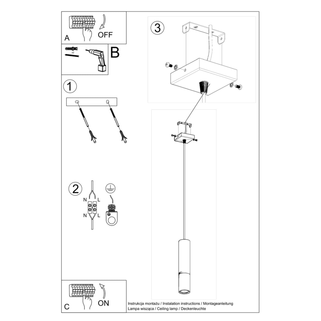 Lampada a sospensione Pure Lume SPIREXEZ 1 nero rame