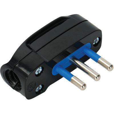 SPINA MOBILE RIBASSATA AIGOSTAR - NERO 2P+T 10A- 12 pezzi