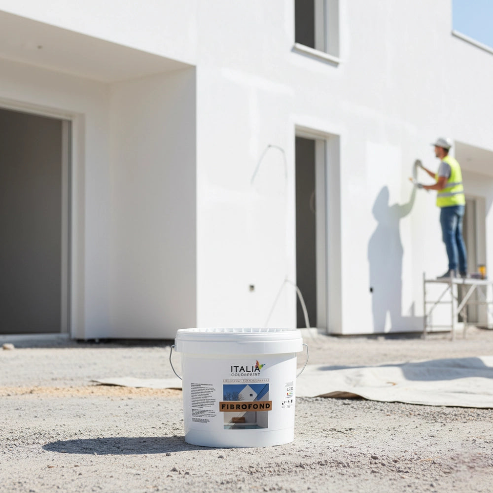 Fibrofond m coprente consolidante esterni alta traspirazione bianco *** formato 5 lt, confezione 1