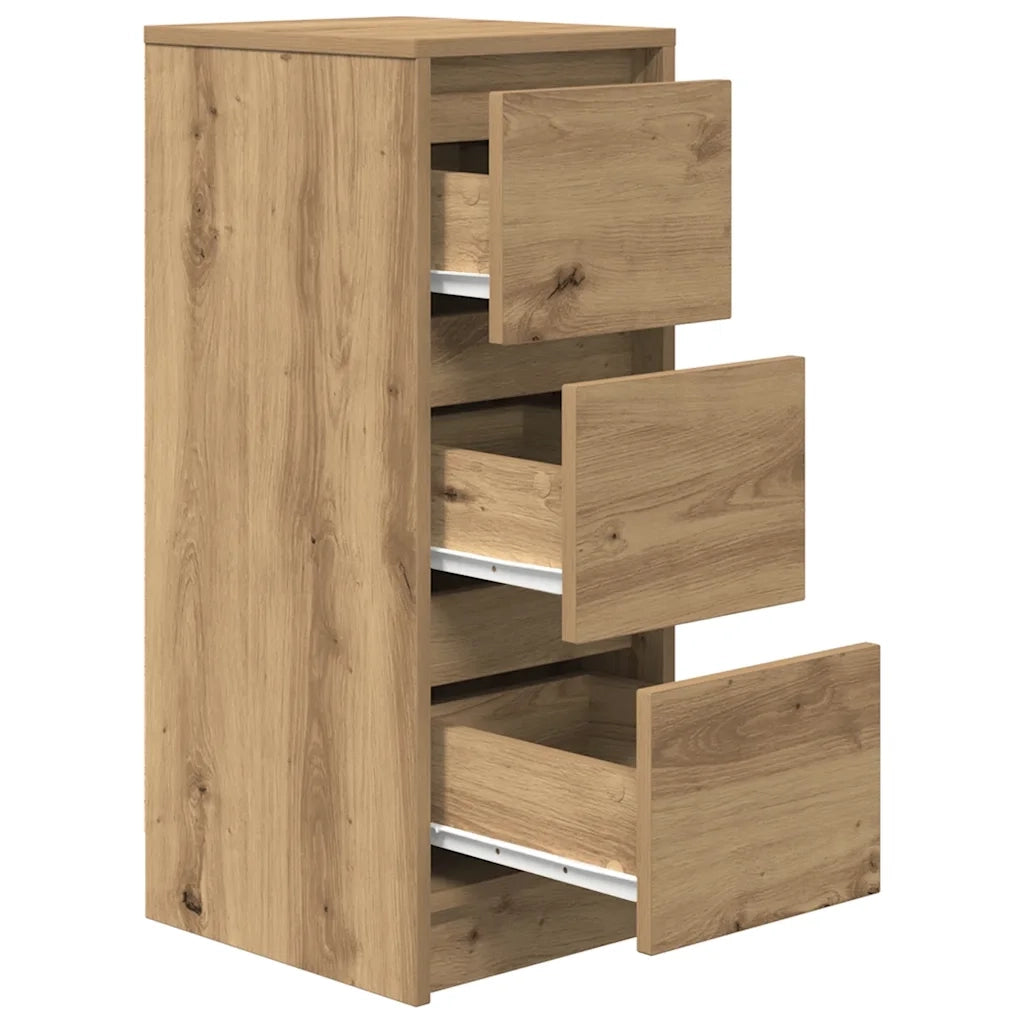 Credenza | Madia | Buffet da pranzo | Armadio da pranzo Rovere Artigianale 29,5x34x76 cm in Legno Multistrato