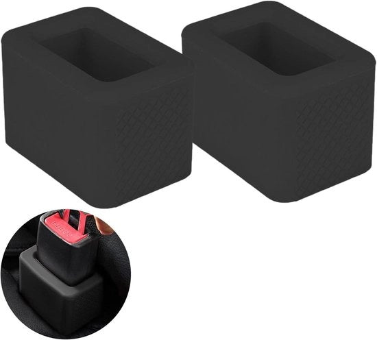 Due slot per auto cinturone houder neri - Otre cinturone per facile aggancio - Accessori per auto.