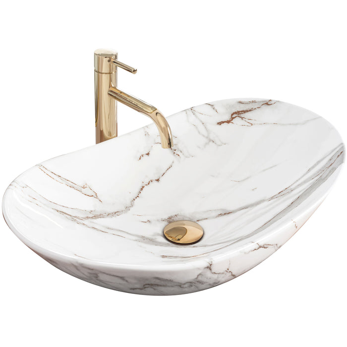 Lavabo Da Appoggio Rea Royal Shiny Aiax