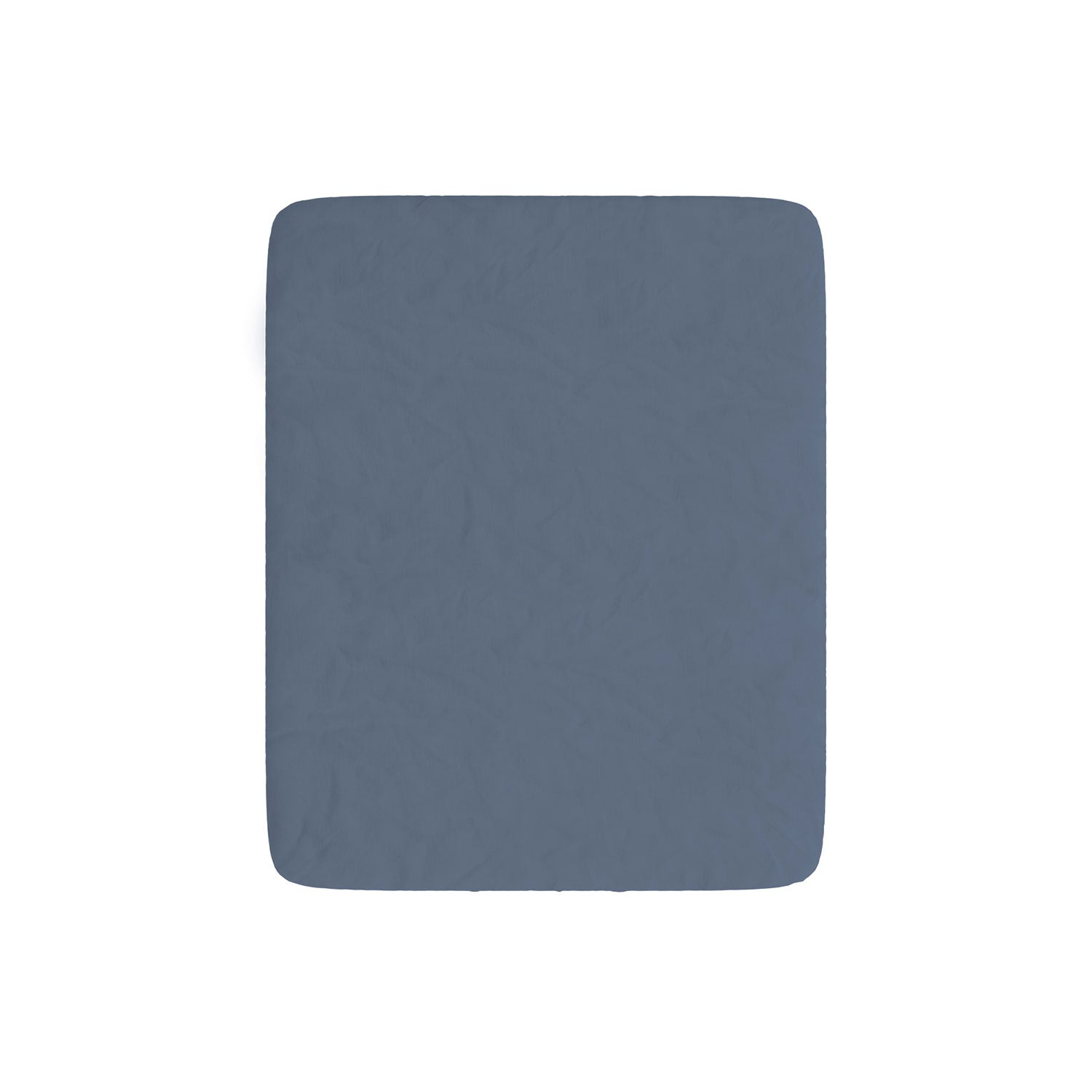 Lenzuola Sotto Matrimoniale  Linea Water Washed Blu