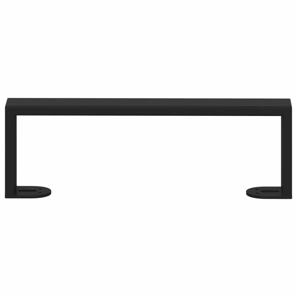 Piedini per mobili 12 pcs Nero 311 x 40,5 x 100 mm Ferro 864807