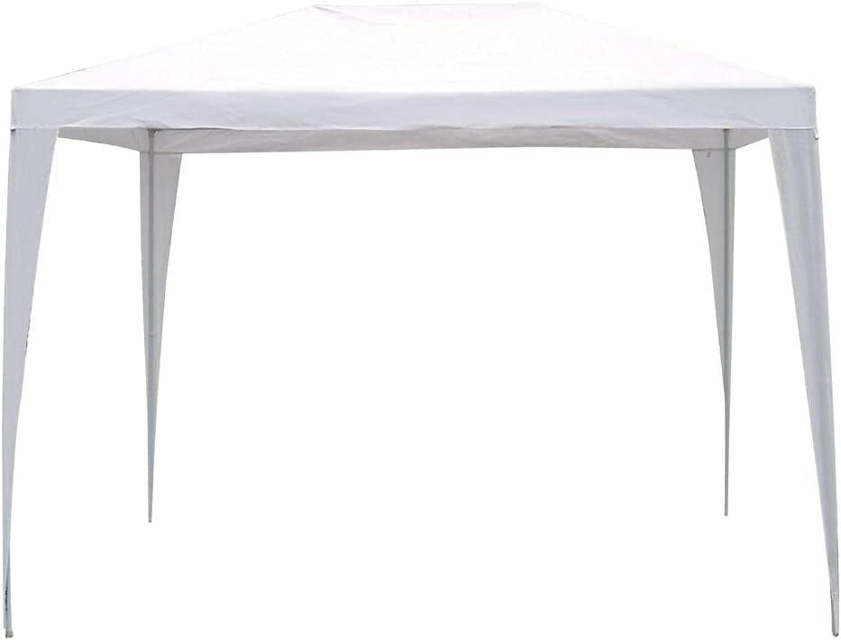 Gazebo da Giadino Bianco in Polietilene e Metallo 2 x 3 e 3 x 3 Verdelook Formato: 2 x 3 m