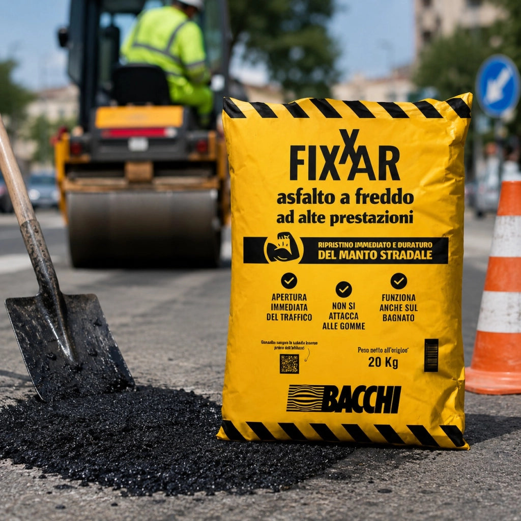 Bacchi fixxar asfalto a freddo ad alte prestazioni in sacco da 20 kg
