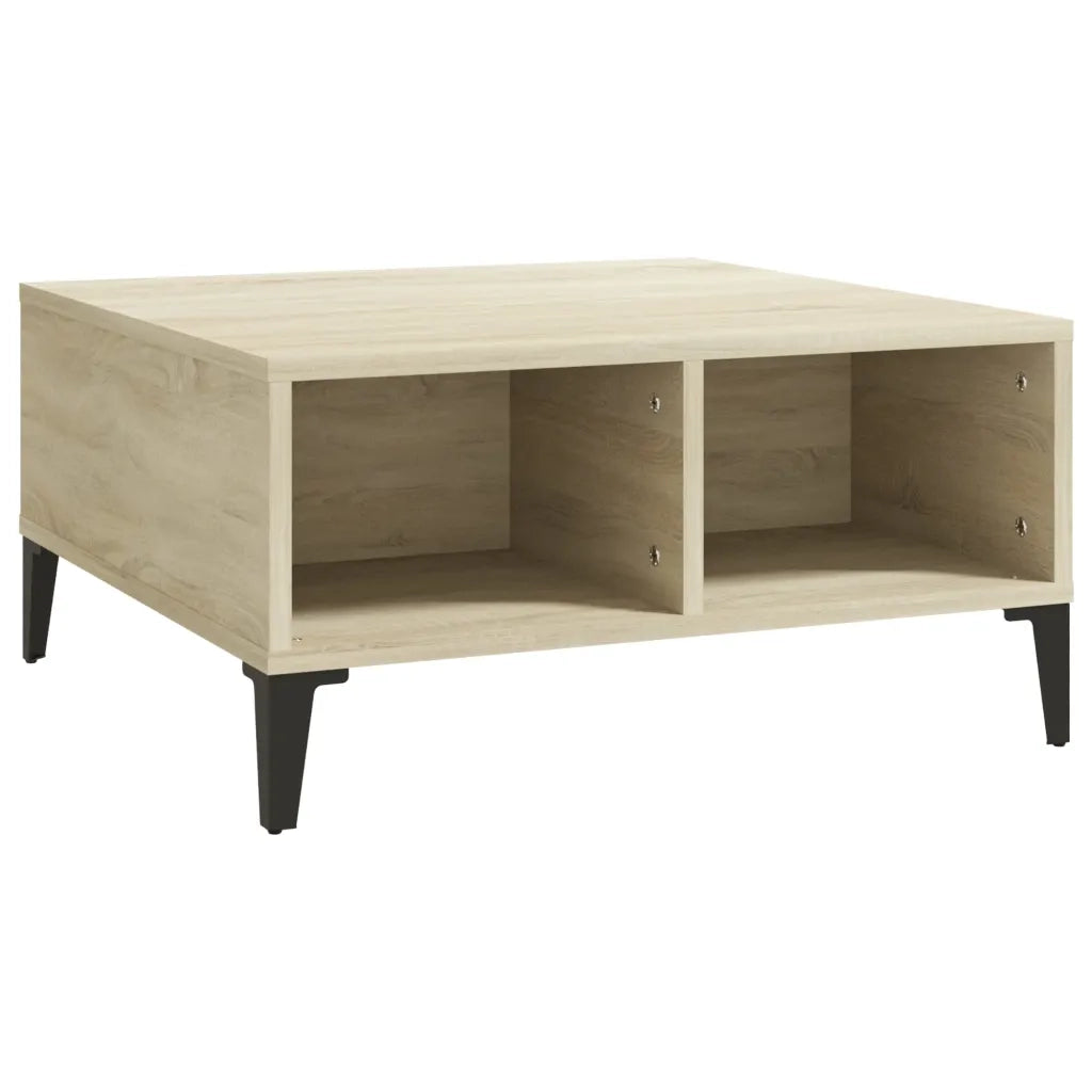 Tavolino da Salotto Rovere Sonoma 60x60x30 cm in Truciolato cod mxl 25483