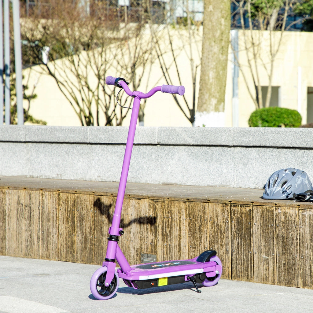 Monopattino Elettrico per Bambini ¨C zephmum ¨C Viola, 6-14 Anni, 10 km/h, Luci LED