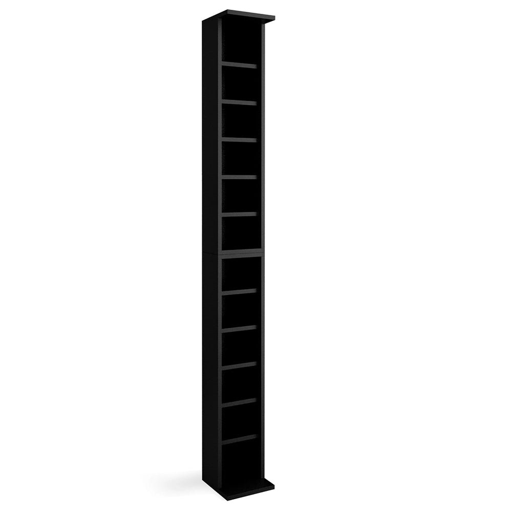 Vicco Scaffale porta cd Nero 21 x 183.6 cm Alto