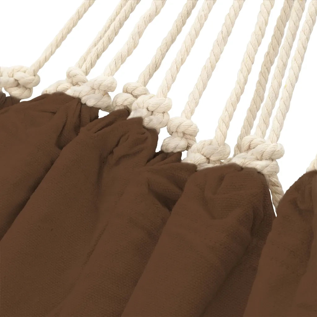 Amaca Pieghevole per 2 Persone Marrone 360 x 150 cm CFW8605321