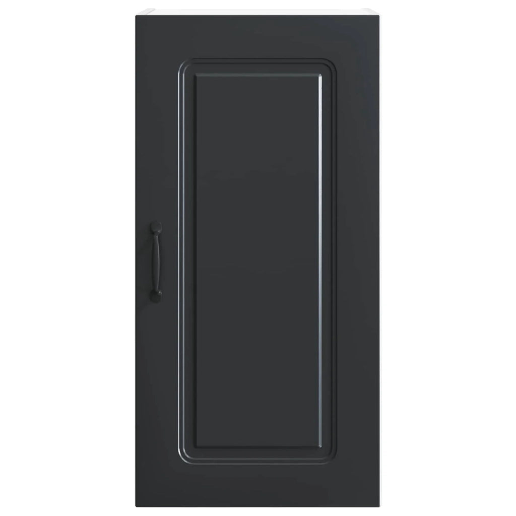 Mobile da cucina moderno con ampio spazio contenitivo 40 x 31 x 80 cm realizzato in legno composito nero 02_0053704