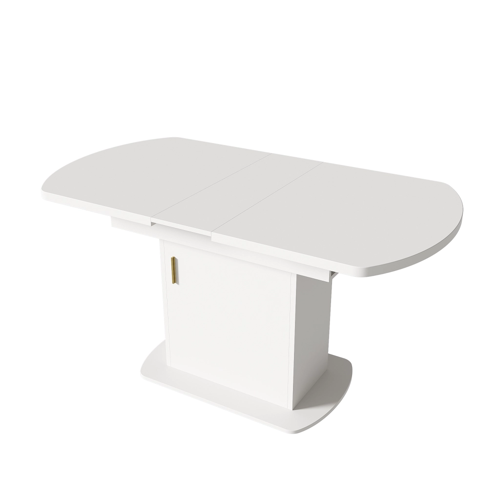 Tavolo da Pranzo Ovale Allungabile ¨C MINIMAL ¨C Bianco, 110/130x70x75 cm