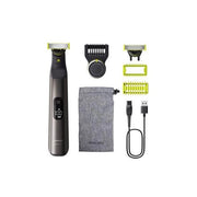 Philips oneblade pro 360 face & body rasoio, regolabarba e rifinitore con pettine di precisione regolabile 20 lunghezze qp6552/15