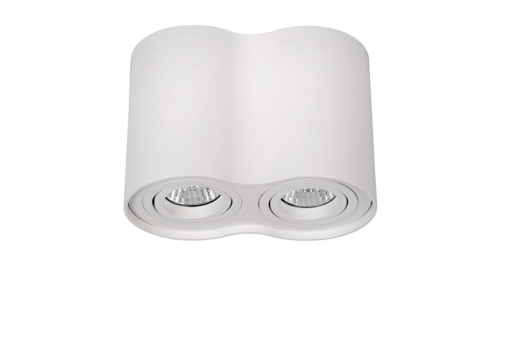 Lucide Tube plafoniera 2 faretti GU10 bianca 50W 22952