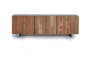 Credenza in massello di acacia e metallo
