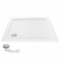 Piatto Doccia Acrilico Rea Belmond White 80x80