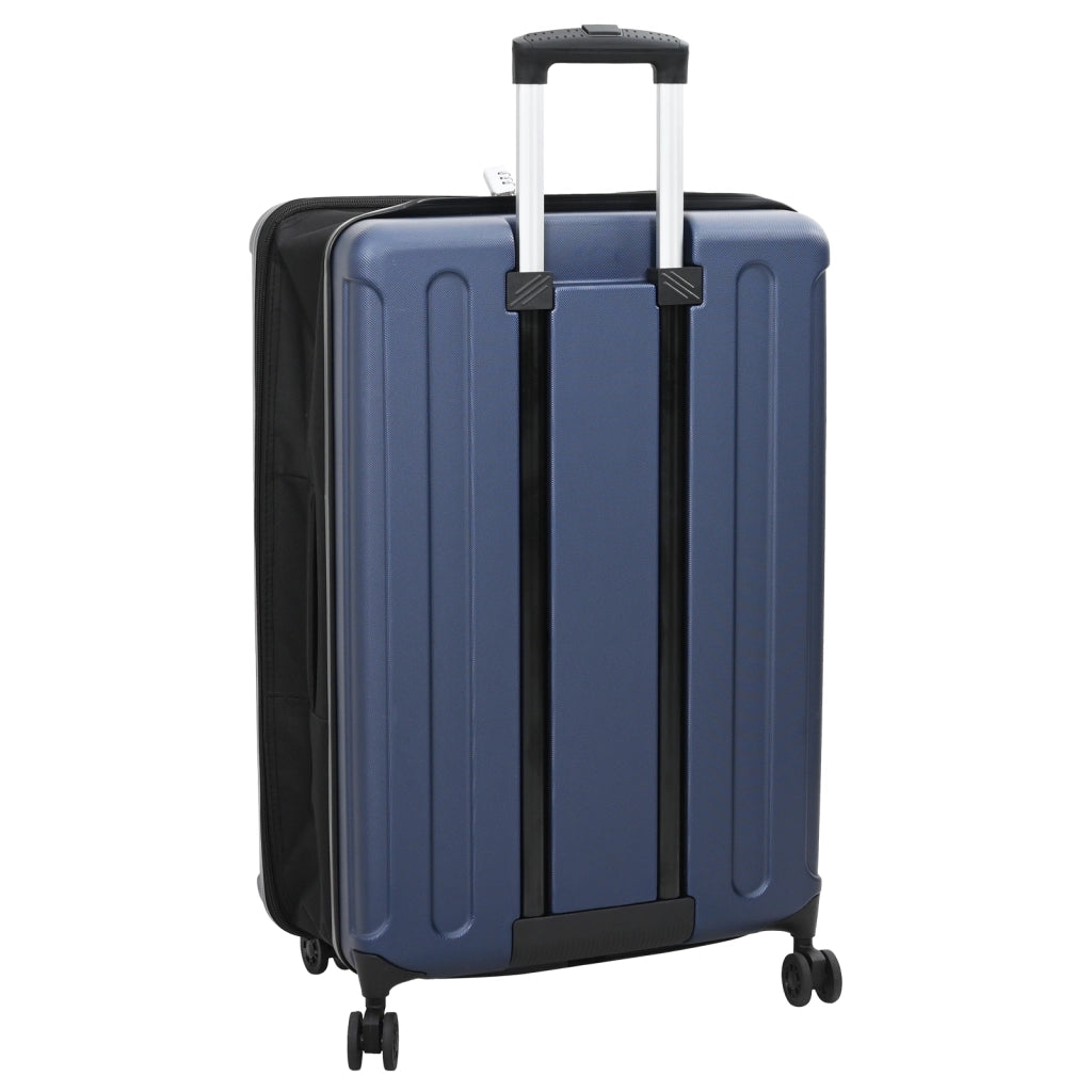 Valigia pieghevole rigida 28" Blu scuro 50x30x76 cm ABS