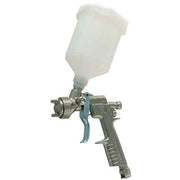 AEROGRAFO AC + SERBATOIO NYLON SUPERIORE ANI  LT 0,5 UGELLO MM 1,5 ATTACCO DADO CAPETTATO