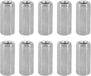 M8 Zeskantmoer in Cottolatura Galvanizzata - 10 Pezzi - Per Fixaggi - Viti a Cinque Viti
