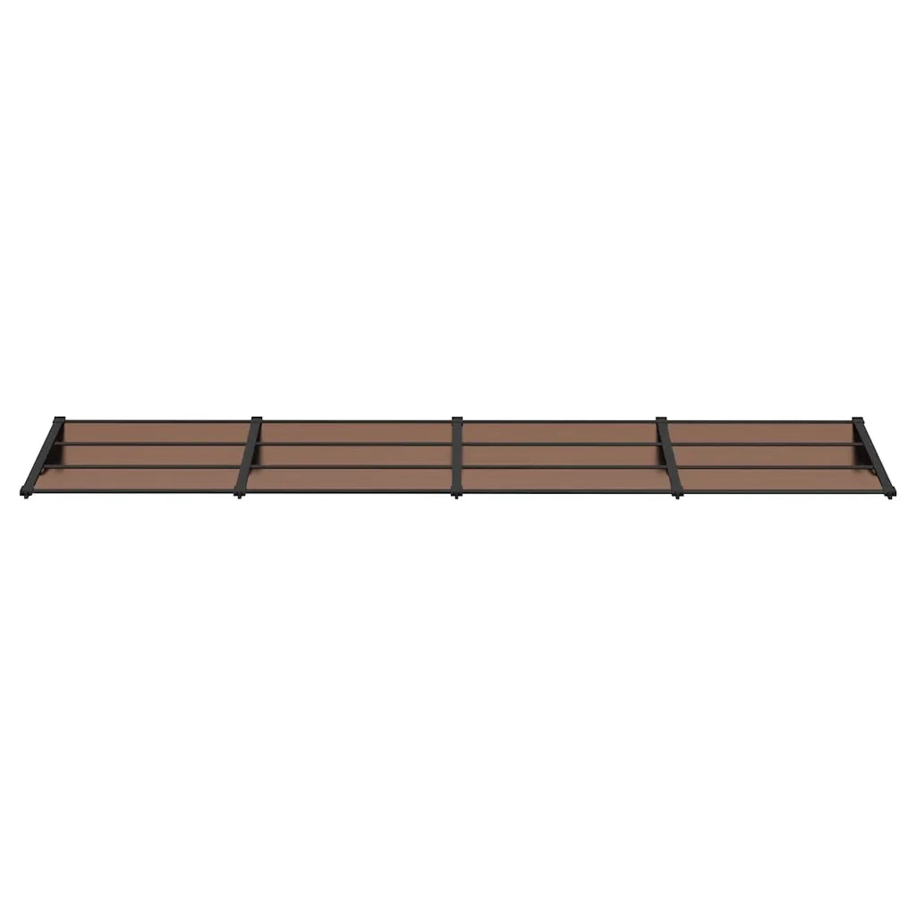 Tettoia per Porta Nera 396x90 cm in Policarbonatocod mxl 104921