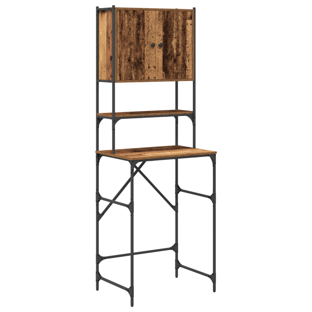 Mobile per Lavatrice Legno Vecchio 68x48.5x194 cm
