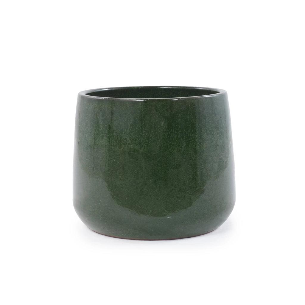 VASO Set da 4 pezzi in Ceramica Ø 33/26/20/15 cm Verde Antico