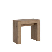 Consolle Allungabile 90-198x42x77 cm in Nobilitato Marrone
