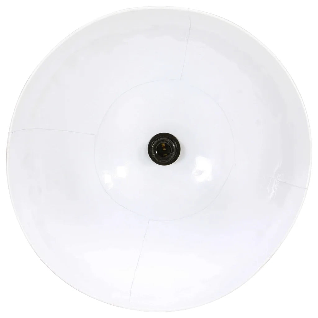 Lampada a Sospensione 25 W Bianca Rotonda 48 cm E27 320566