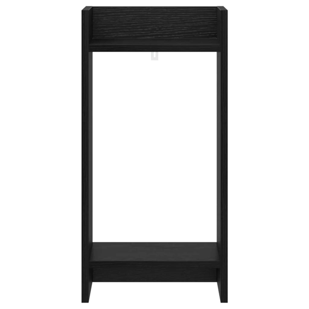 Supporto per piante Rovere Nero 30 x 30 x 60 cm 899597