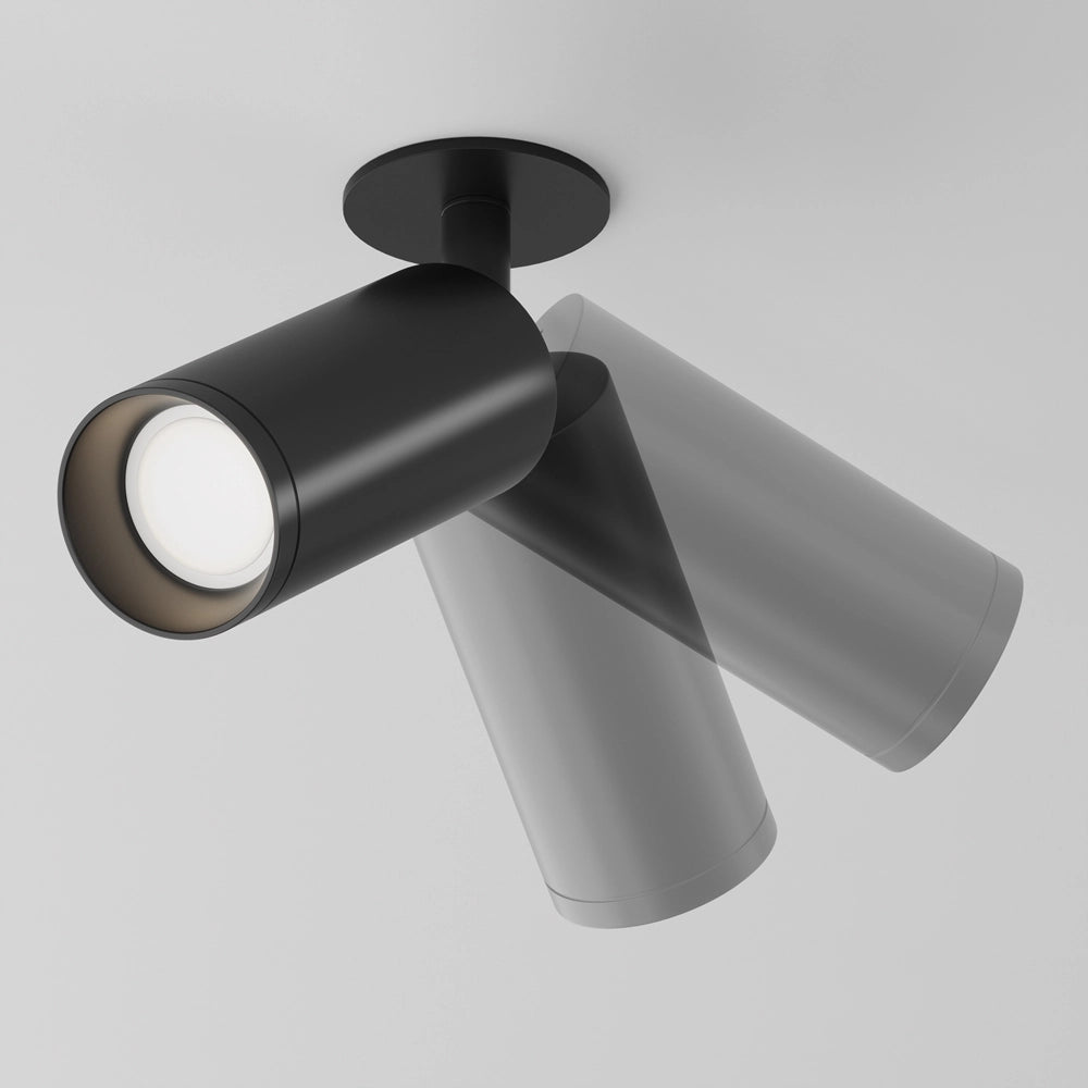 Maytoni Plafoniera Focus nera alluminio 1xGU10 IP20