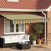Tettuccio Elettrico Retrattile Verde, Giallo, Antracite 3 x 2 m 3421957