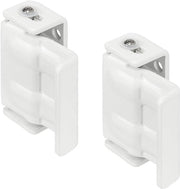 Slot per finestra, slot per porta, slot per bambino, sicurezza contro intrusione | finitura in plastica bianca | set da 2 (16-25x24x62 mm) inclusi accessori di fissaggio | Made in Germany