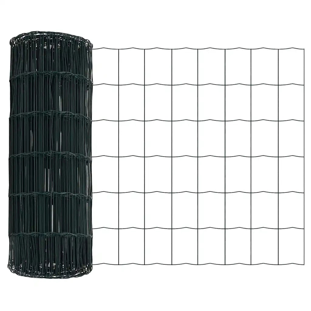 Recinzione Euro Verde 0,8 x 10 m Ferro rivestito in PVC 42004356