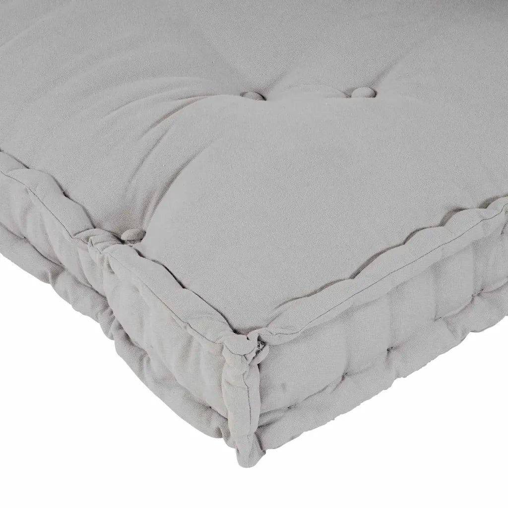 Cuscino per Divano 3 pz-Set di 3 Cuscini per Sofa Grigio Tessuto