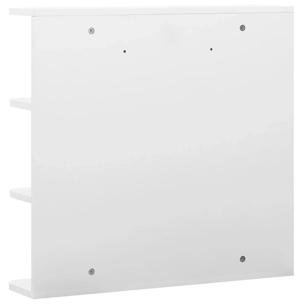 Mobiletto con specchio da bagno 66 x 17 x 63 cm MDF bianco 02_0006718