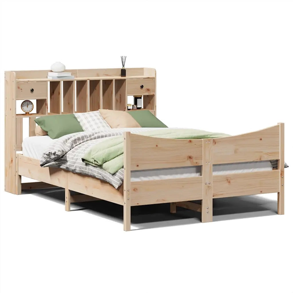 vidaXL Letto senza Materasso 140x190 cm in Legno Massello di Pino