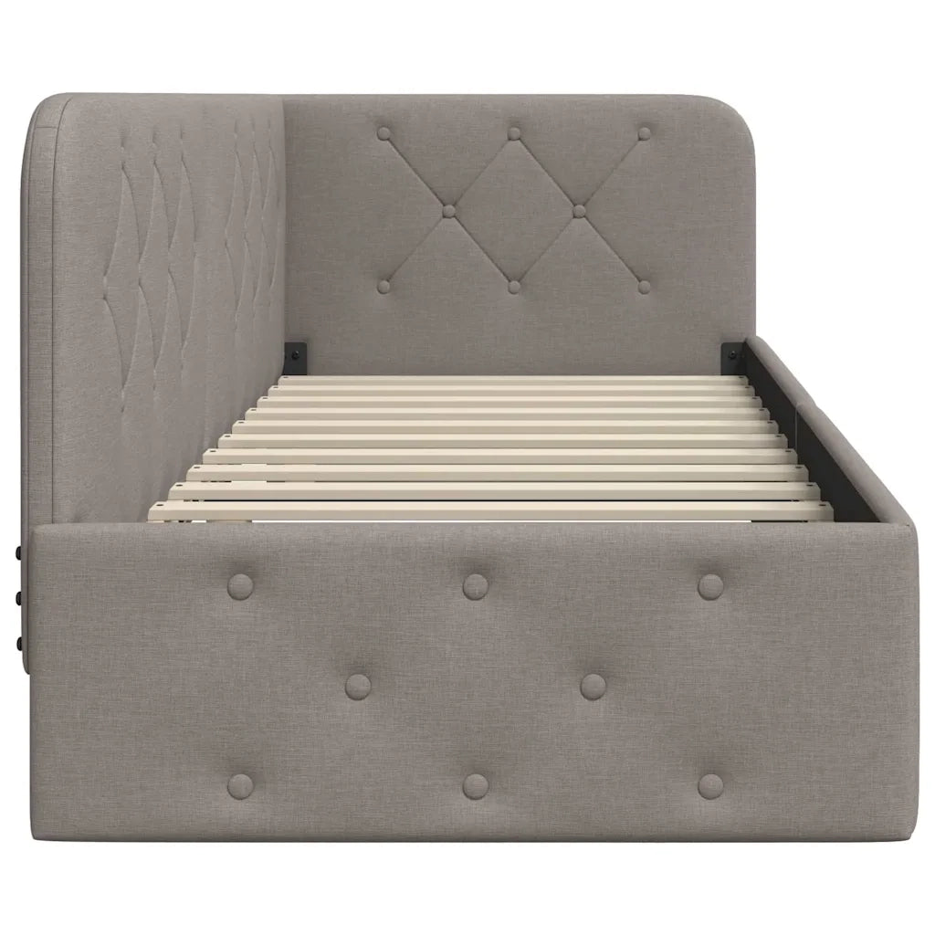 Cornice del letto ad angolo Talpa 80 x 200 cm Tessuto