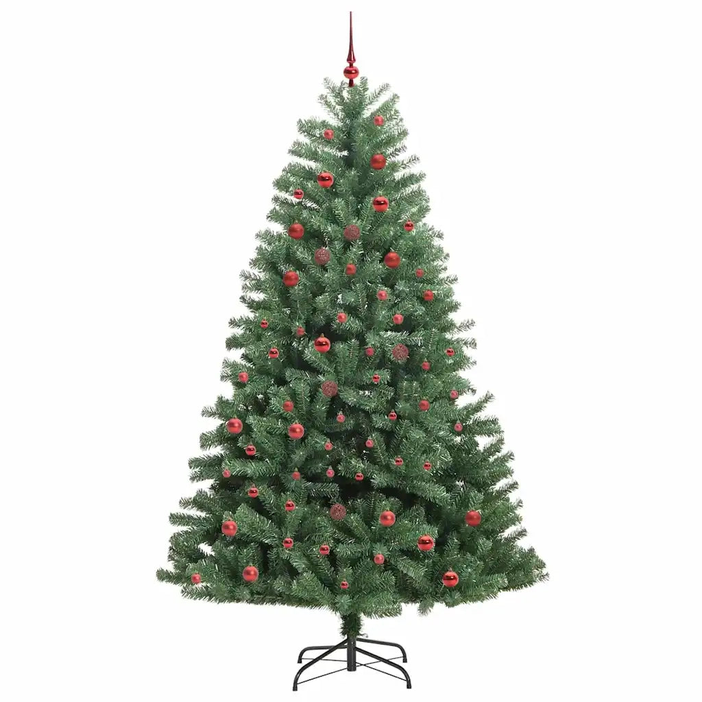 Albero di Natale Artificiale con Rami Pieghevoli Verde 210 cm 3395496