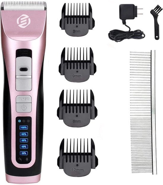 Tondeuse per cani - Trimmer per cani - Tondeuse per peli spessi - Tondeuse per animali - Tondeuse per cani per truccare