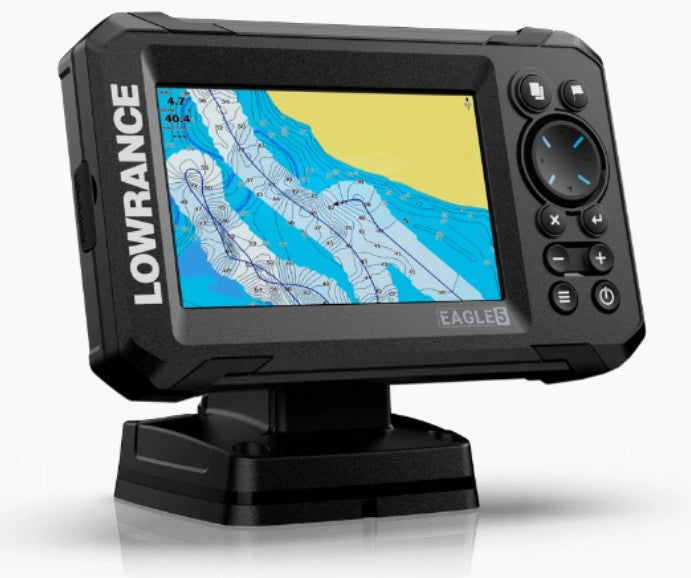 EAGLE 5 SPLITSHOT ROW LOWRANCE chartplotter