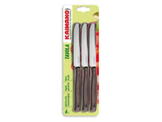 1cf set coltelli da tavola dinamik 6 pezzi punta dentata col. bianco cod:ferx.vit32203
