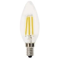 LAMPADA LED DIMMER CANDELA C35 Filament Trasparente,E14, 4.5W,FA320°,2700K,220Vac,LM470,RA 80,35*100